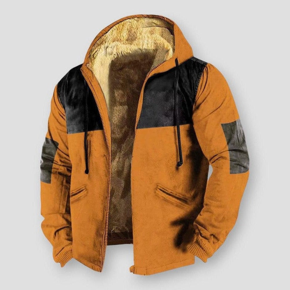 Saint Morris Pierre Hooded Plush Jacket