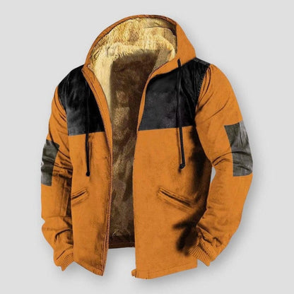 Saint Morris Pierre Hooded Plush Jacket