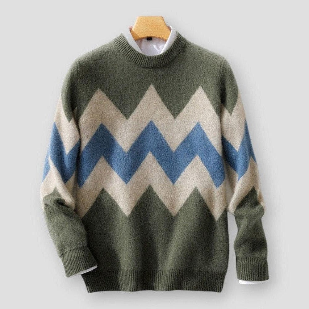 Saint Morris Raleigh Wool Knitted Sweater