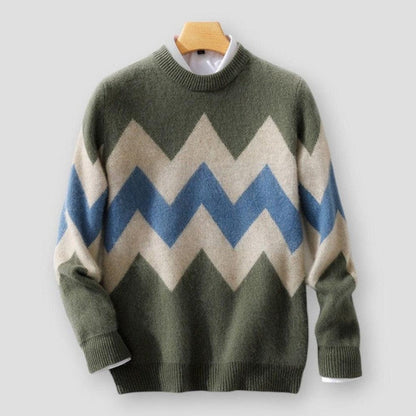 Saint Morris Raleigh Wool Knitted Sweater