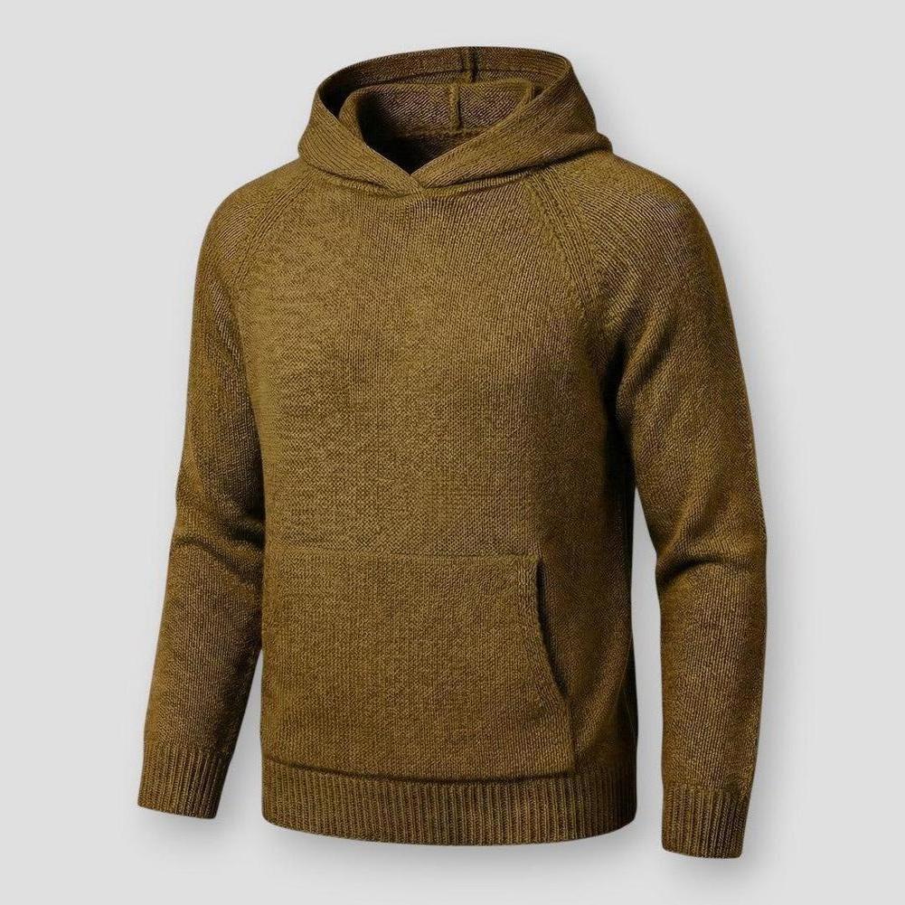 Saint Morris Renton Hooded Knitted Sweater