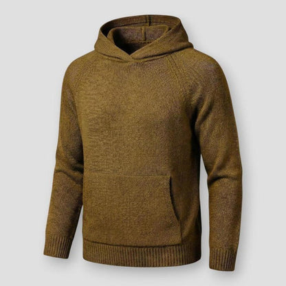 Saint Morris Renton Hooded Knitted Sweater