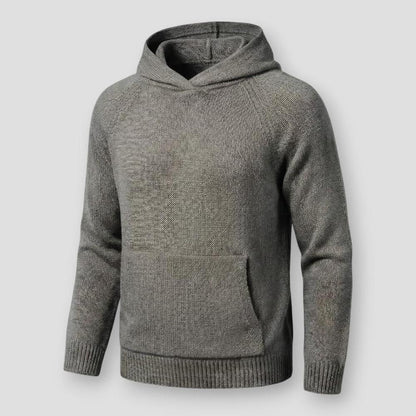 Saint Morris Renton Hooded Knitted Sweater