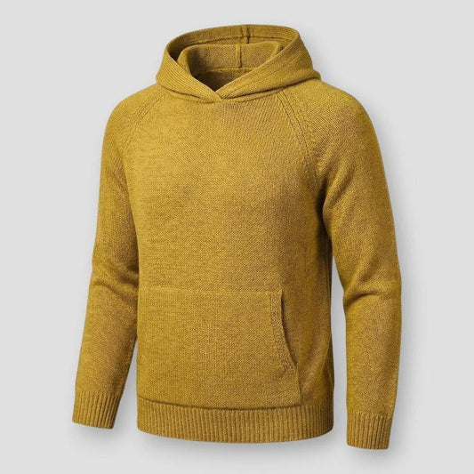 Saint Morris Renton Hooded Knitted Sweater