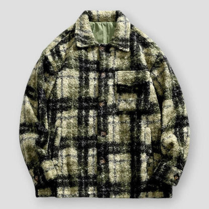 Saint Morris Renton Trendy Woolen Plaid Jacket