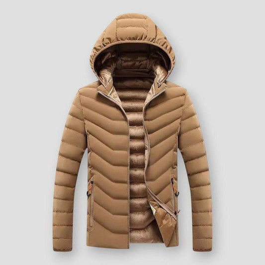 Saint Morris Rogers Hooded Thickened Jacket