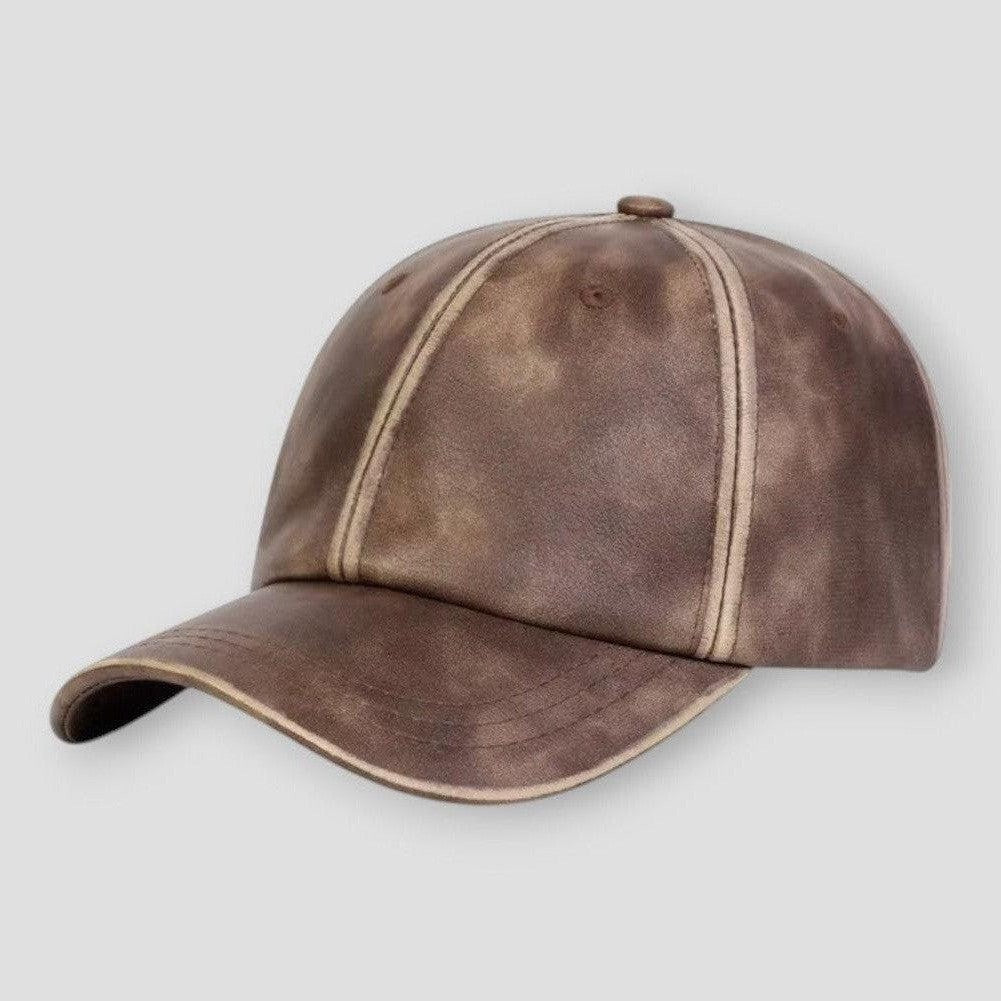 Saint Morris Seattle Adjustable Leather Cap