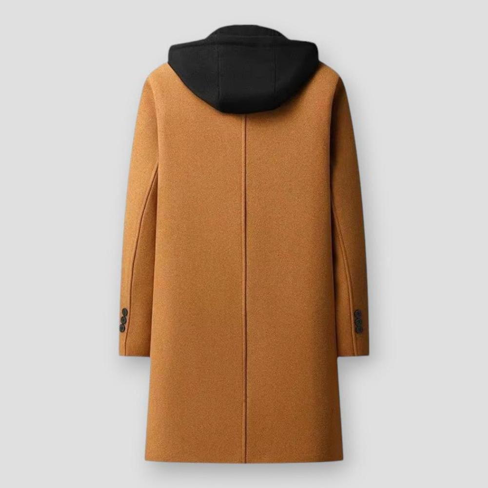 Saint Morris Troy Hooded Long Coat