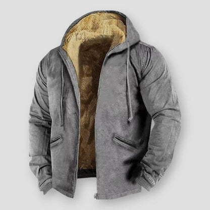 Saint Morris Vermillion Hooded Jacket