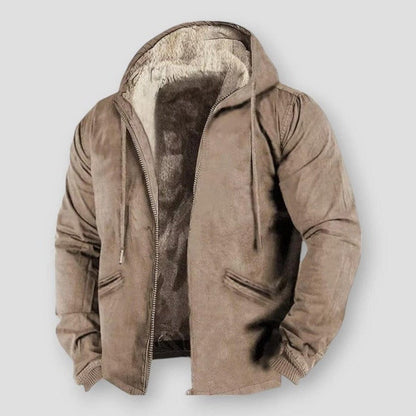 Saint Morris Vermillion Hooded Jacket