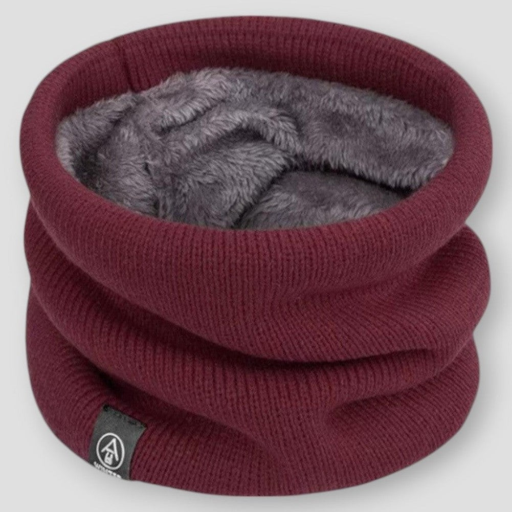 Saint Morris Vermillion Soft Knitted Neck Warmer