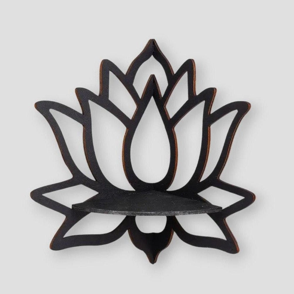 Saint Morris Wooden Lotus Shelf