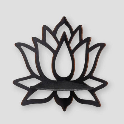 Saint Morris Wooden Lotus Shelf