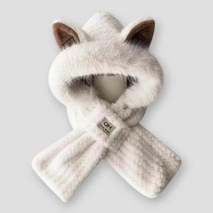 Sky Madrid Aiken Fox Ears Plush Hat