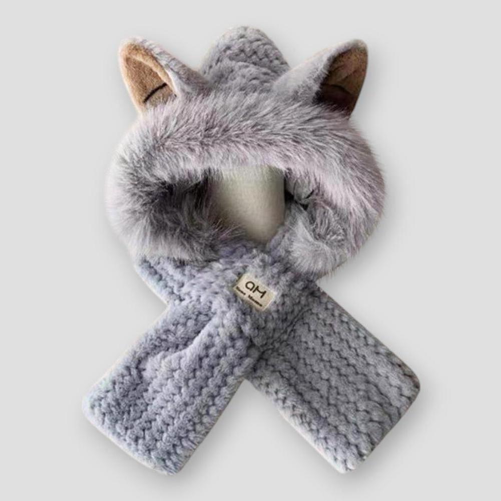 Sky Madrid Aiken Fox Ears Plush Hat