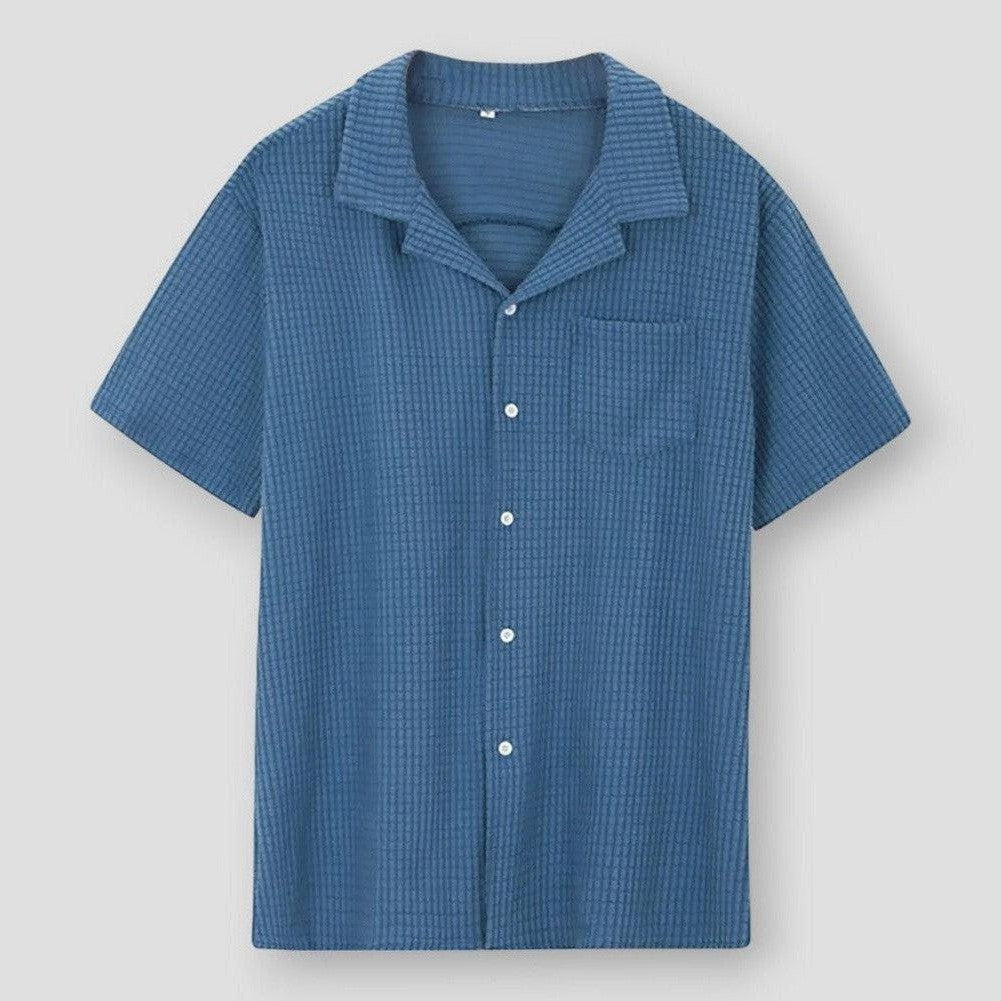 Sky Madrid Clanton Waffle Shirt