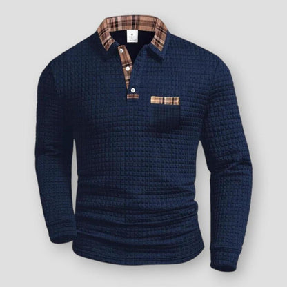 Sky Madrid Dillon Long Sleeve Polo