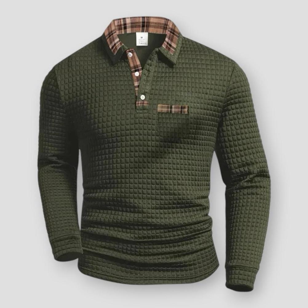Sky Madrid Dillon Long Sleeve Polo