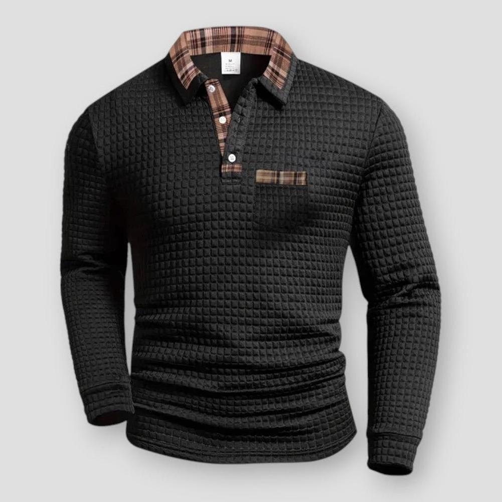 Sky Madrid Dillon Long Sleeve Polo