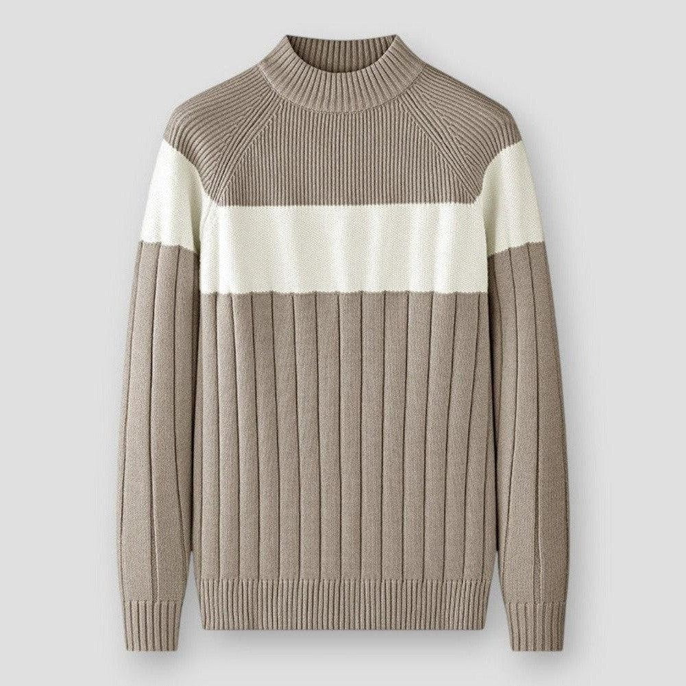 Sky Madrid Erie Color Contrast Knitted Sweater