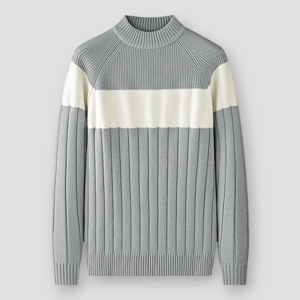 Sky Madrid Erie Color Contrast Knitted Sweater