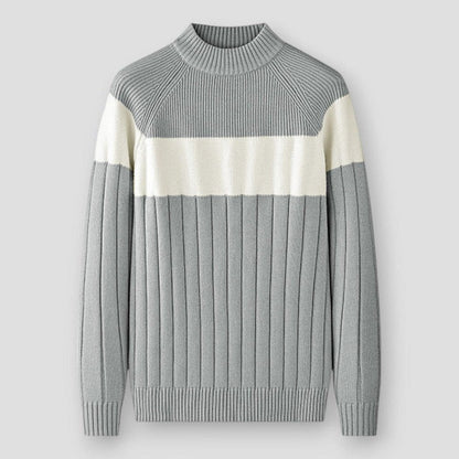 Sky Madrid Erie Color Contrast Knitted Sweater