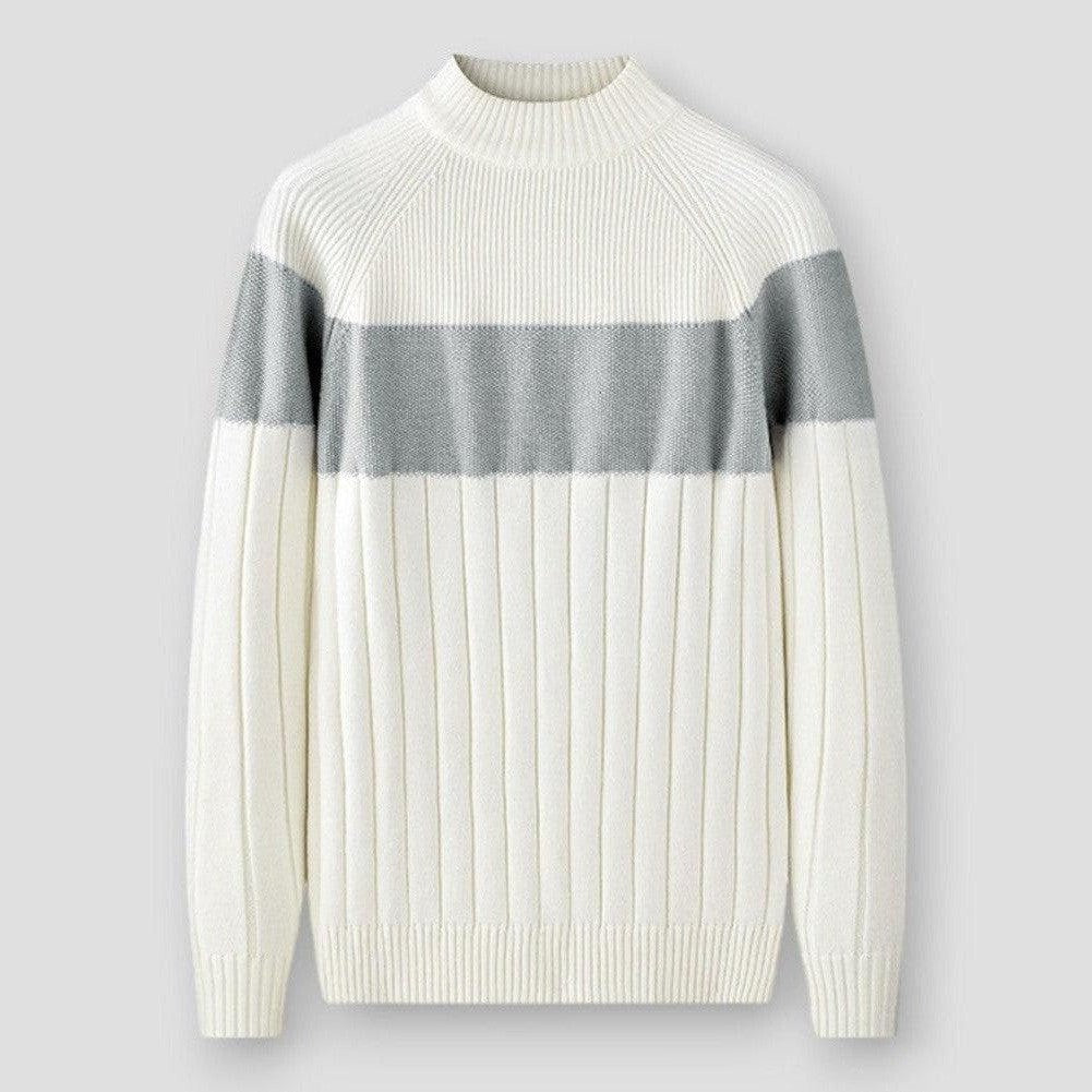Sky Madrid Erie Color Contrast Knitted Sweater