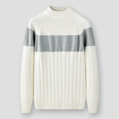 Sky Madrid Erie Color Contrast Knitted Sweater