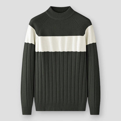 Sky Madrid Erie Color Contrast Knitted Sweater