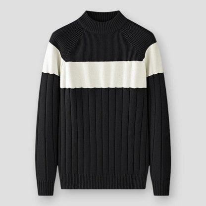 Sky Madrid Erie Color Contrast Knitted Sweater