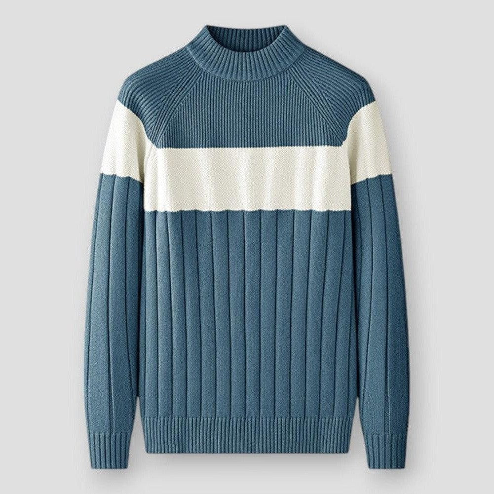 Sky Madrid Erie Color Contrast Knitted Sweater