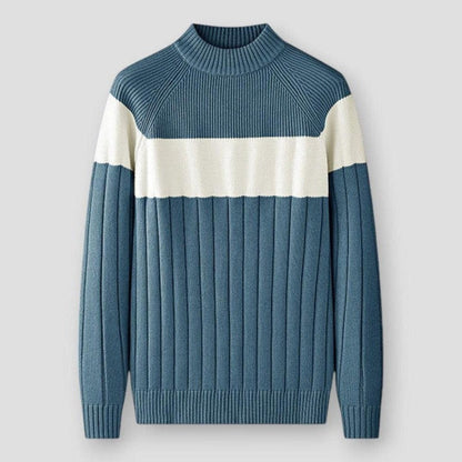 Sky Madrid Erie Color Contrast Knitted Sweater