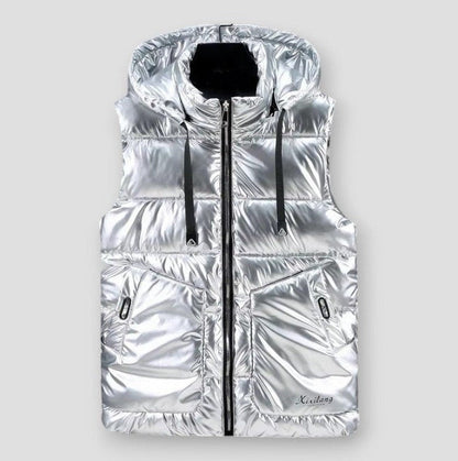 Sky Madrid Eugene Sleeveless Hooded Warm Vest