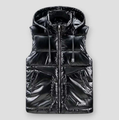 Sky Madrid Eugene Sleeveless Hooded Warm Vest