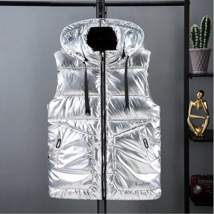 Sky Madrid Eugene Sleeveless Hooded Warm Vest
