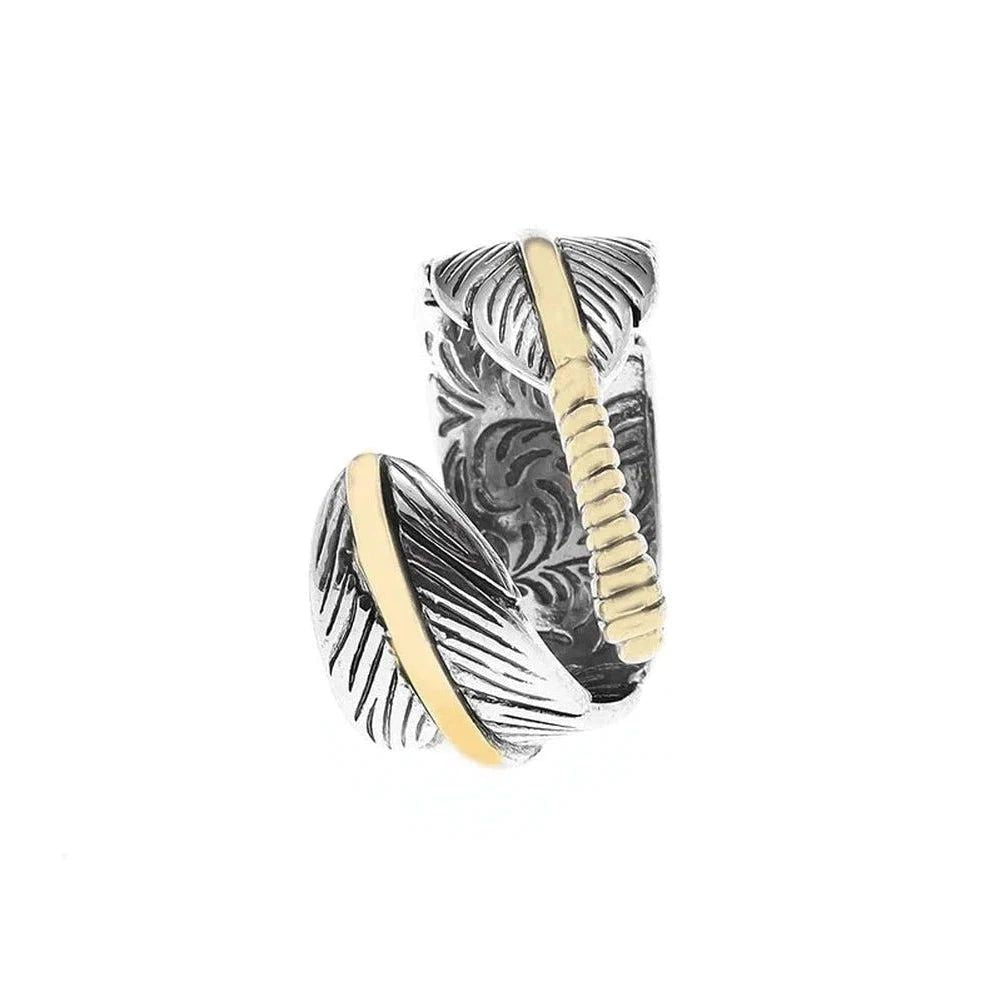 Sky Madrid Feather Ring