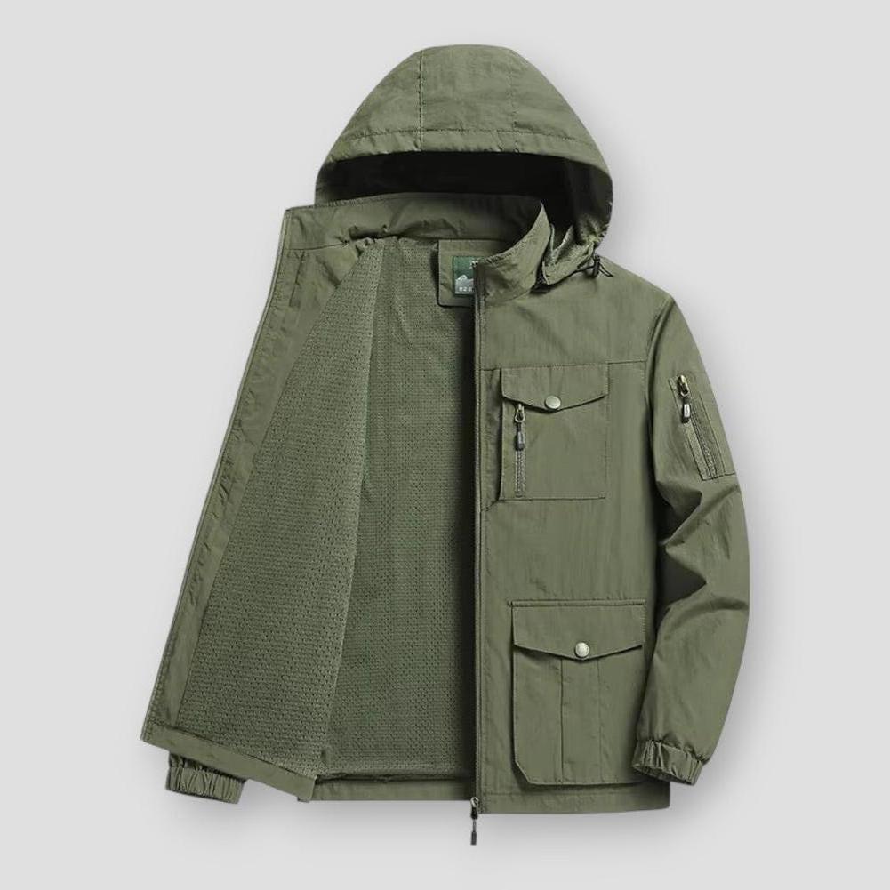 Sky Madrid Herrin Hooded Multi-Pockets Jacket
