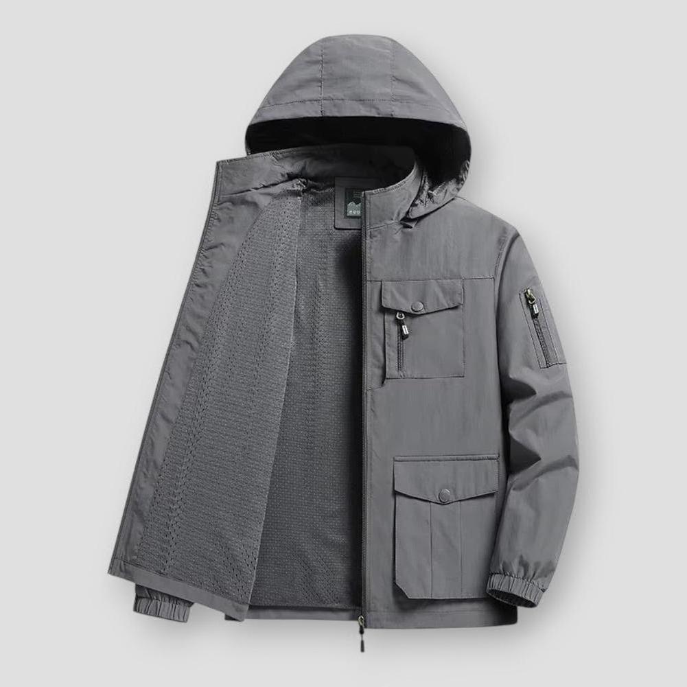 Sky Madrid Herrin Hooded Multi-Pockets Jacket