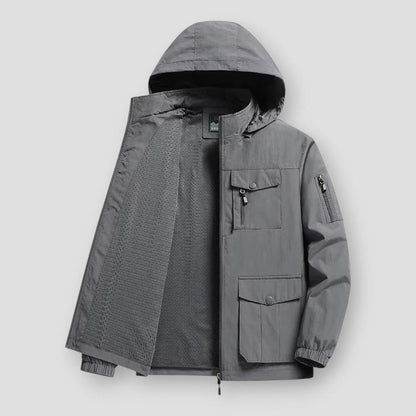 Sky Madrid Herrin Hooded Multi-Pockets Jacket