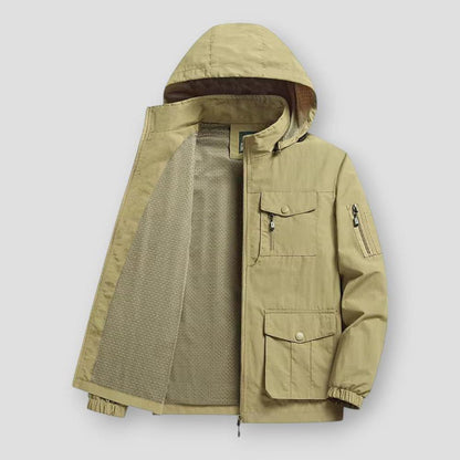 Sky Madrid Herrin Hooded Multi-Pockets Jacket