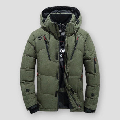 Sky Madrid Holland Thick Puffer Hooded Jacket