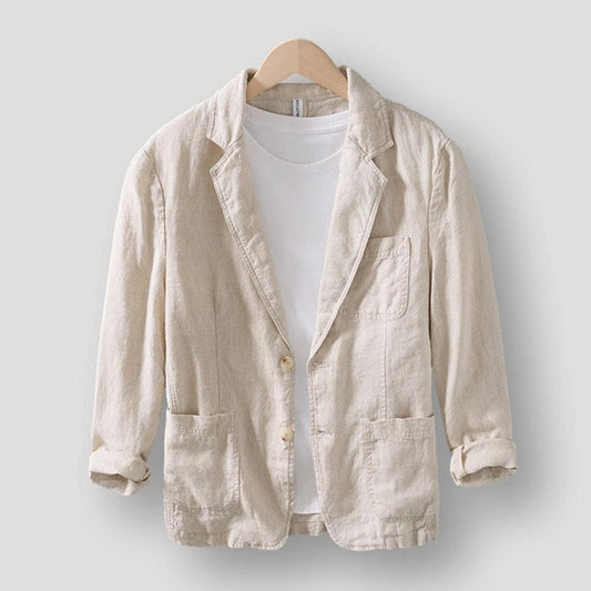 Sky Madrid Humboldt Linen Blazer