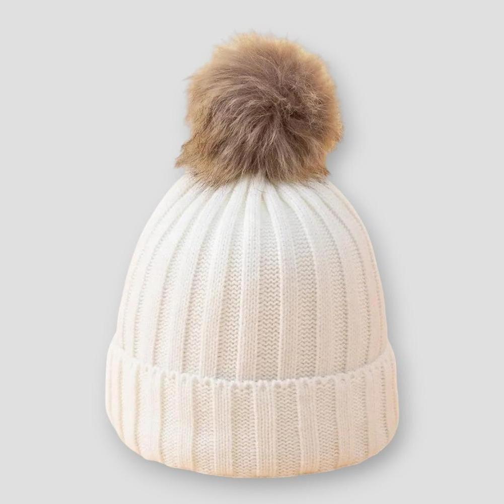 Sky Madrid Lander Pompom Beanie