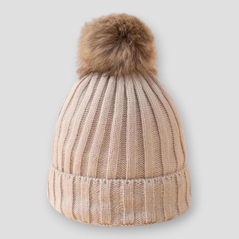 Sky Madrid Lander Pompom Beanie