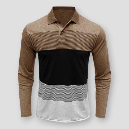 Sky Madrid Macomb Long Sleeve Polo Shirt