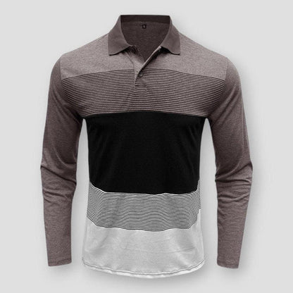 Sky Madrid Macomb Long Sleeve Polo Shirt