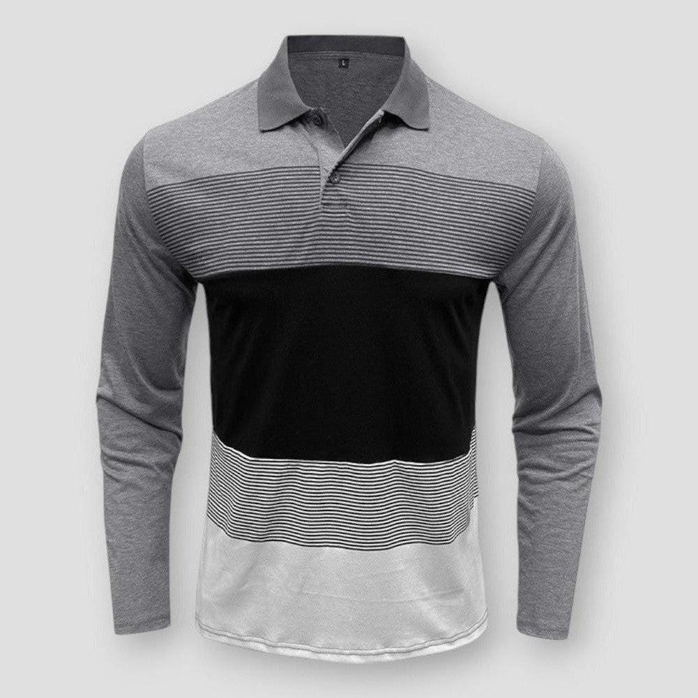 Sky Madrid Macomb Long Sleeve Polo Shirt