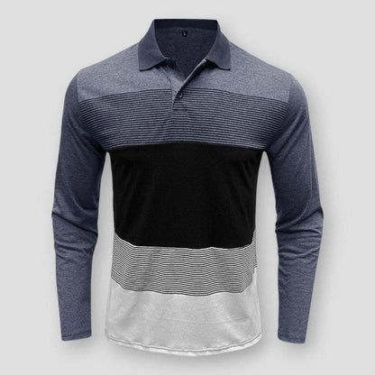 Sky Madrid Macomb Long Sleeve Polo Shirt