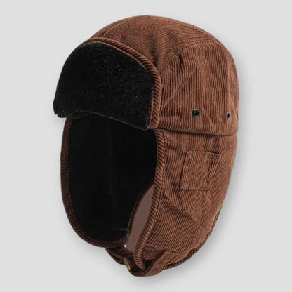 Sky Madrid Milton Corduroy Bomber Hat