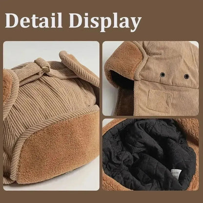 Sky Madrid Milton Corduroy Bomber Hat